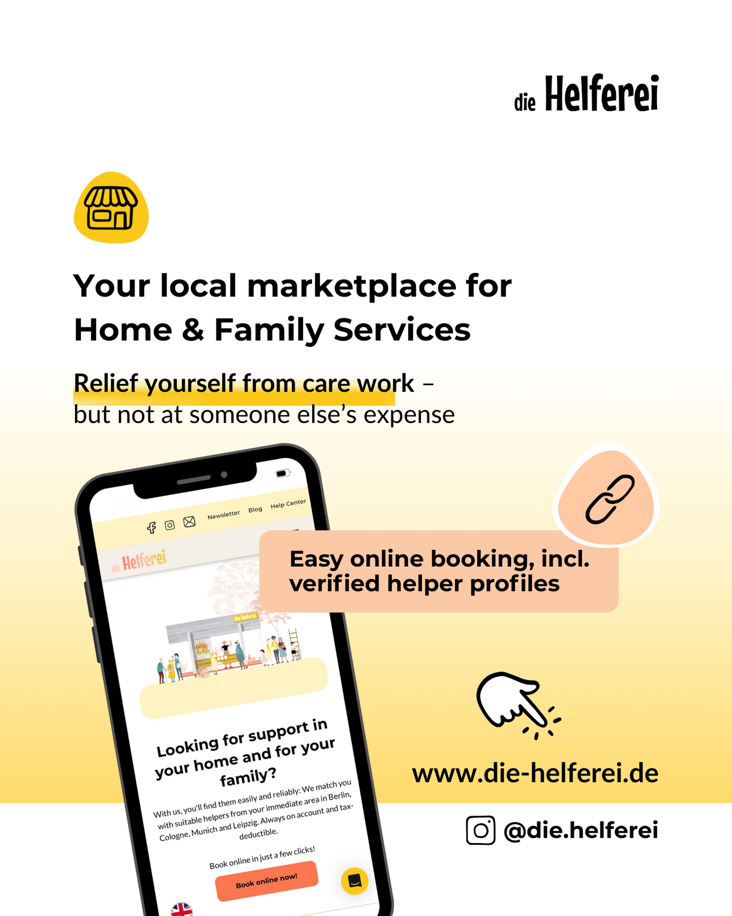 Helferei - Less housework. More equality